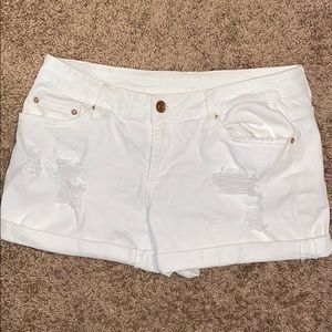 White shorts